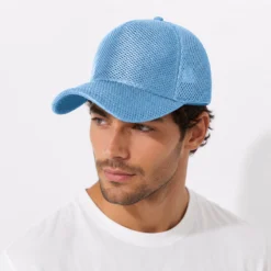 Alternative view of CP1143 Stylish Nylon Knitted Mesh Cap for Outdoor Use