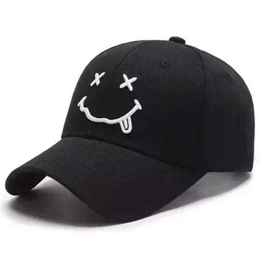 CP1027 Spread Smiles with our Emoji Black Cap