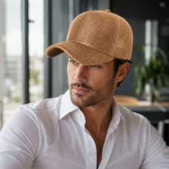 Alternative view of CP1140 Stylish Nylon Knitted Mesh Cap for Outdoor Use