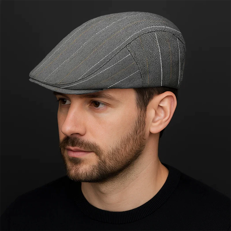 CP1177 Classic Premium Flat Cap – Stylish and Versatile - Image 2