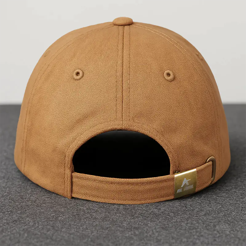 CP1190 Brown & Black Cap with Vintage Moto Vibe - Image 5