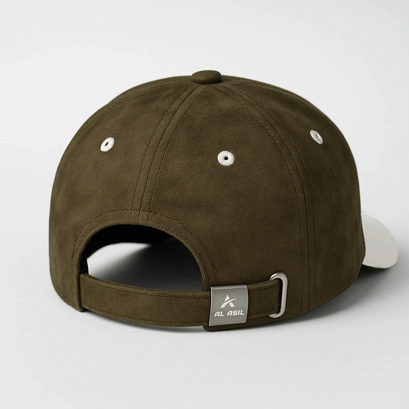 CP1245 Olive & White Baseball Cap with Colorful Motorcycle Embroidery - Image 5