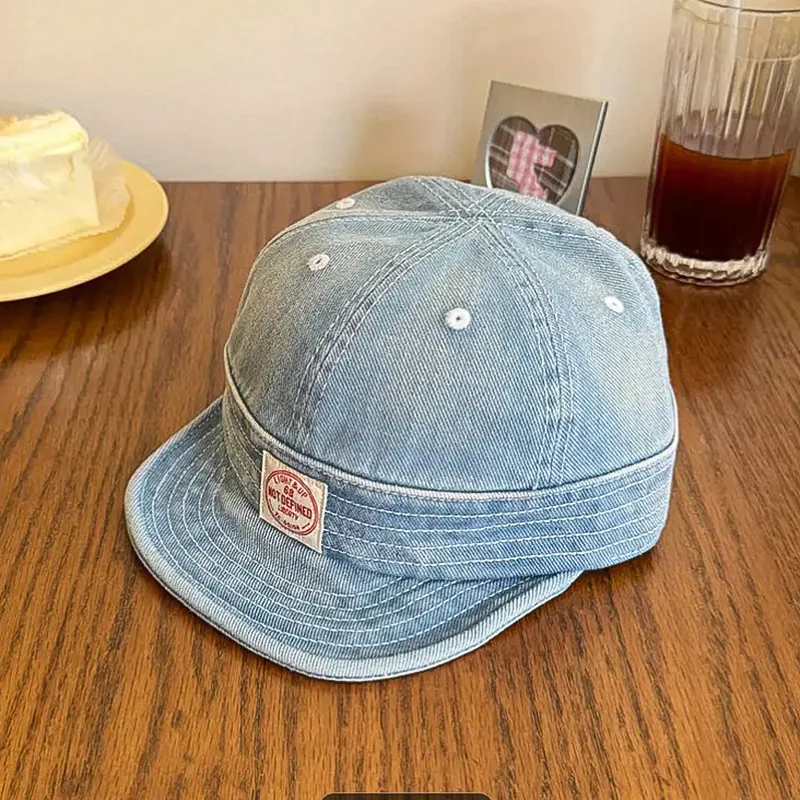 CP1247 Unisex Light Blue Denim Casual Cap - Image 5