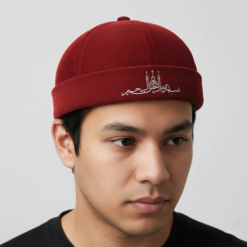 CP1278 Adjustable Premium Brimless Dawah Cap - Image 3