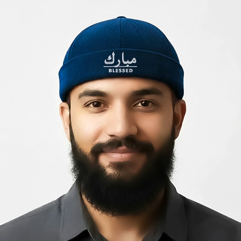 CP1285 Adjustable Premium Brimless Dawah Cap - Image 2