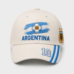 Alternative view of CP1329-S Argentina Football Fan Premium Embroidery Cap