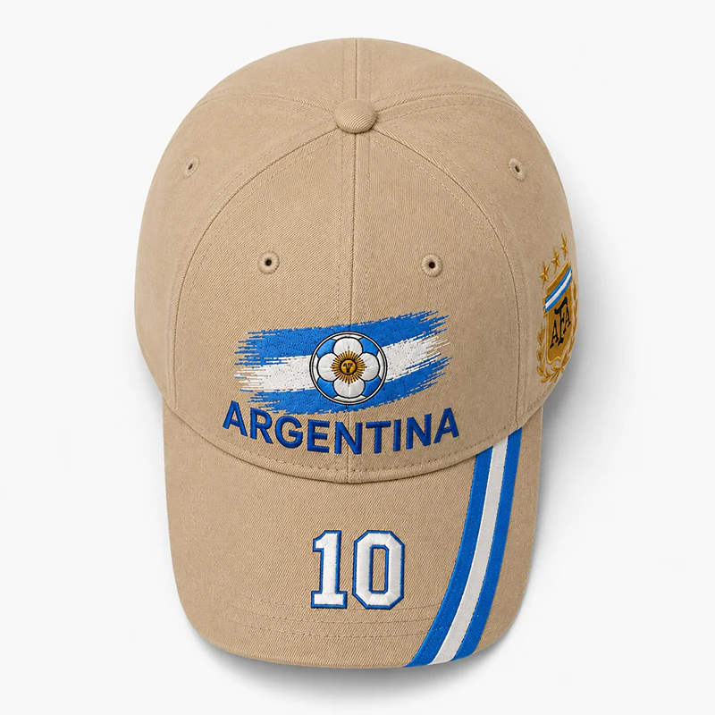 CP1333 Argentina Football Fan Premium Embroidery Cap - Image 4