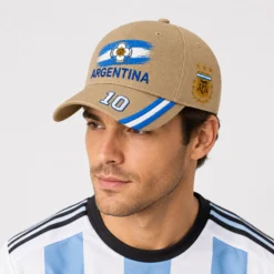 Alternative view of CP1333 Argentina Football Fan Premium Embroidery Cap