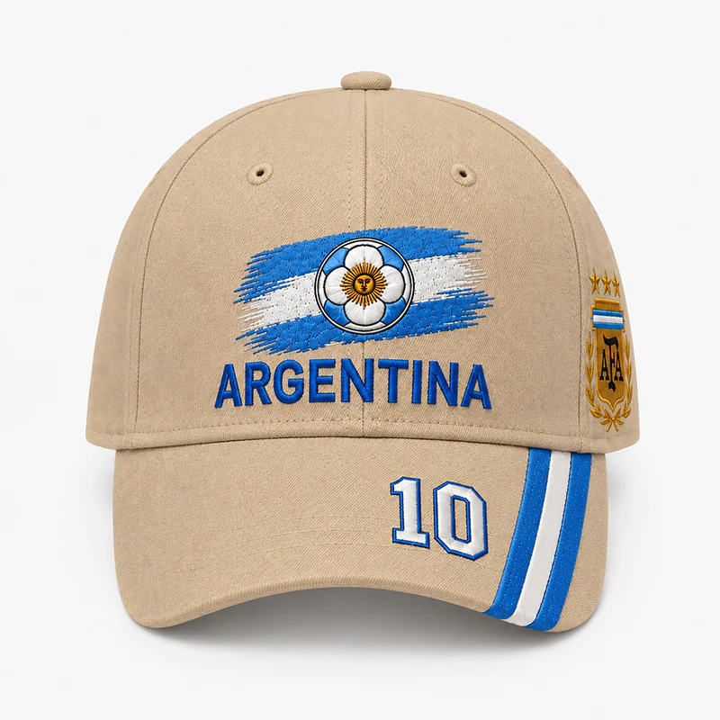 CP1333 Argentina Football Fan Premium Embroidery Cap - Image 3