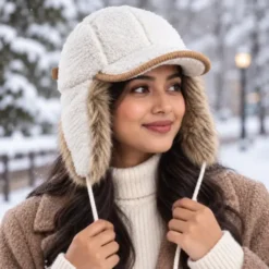 Alternative view of CP1357 Unisex Winter Trapper Hat Warm, Stylish & Outdoor Ready