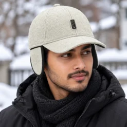 Alternative view of CP1362 Premium Winter Warm Cap – Stylish & Comfortable